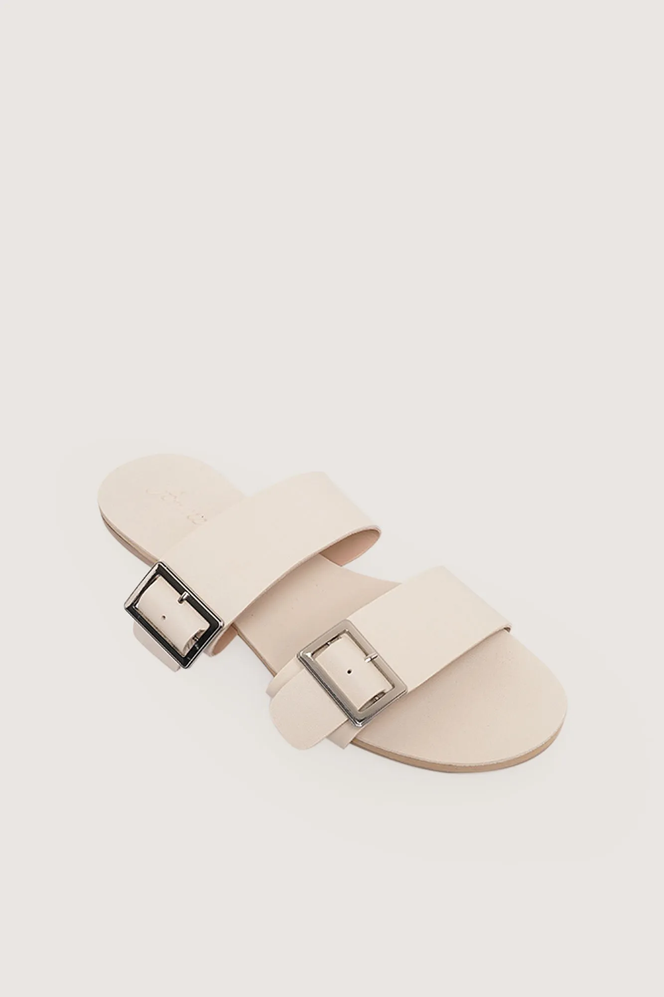 Buckled Double Strap Sandals
