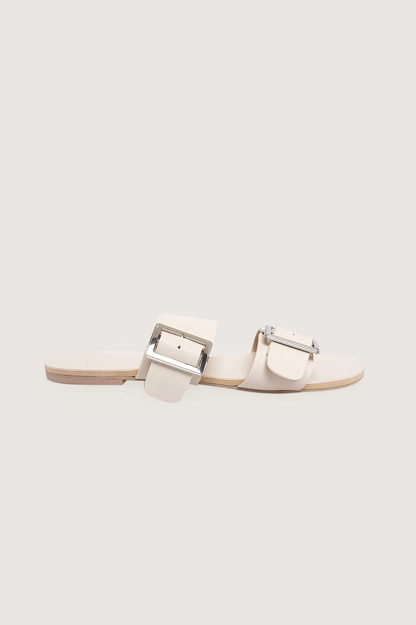 Buckled Double Strap Sandals