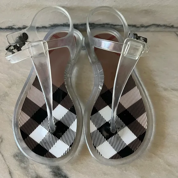 Burberry Jelly Thong Sandals