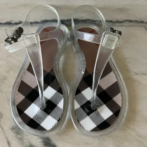 Burberry Jelly Thong Sandals