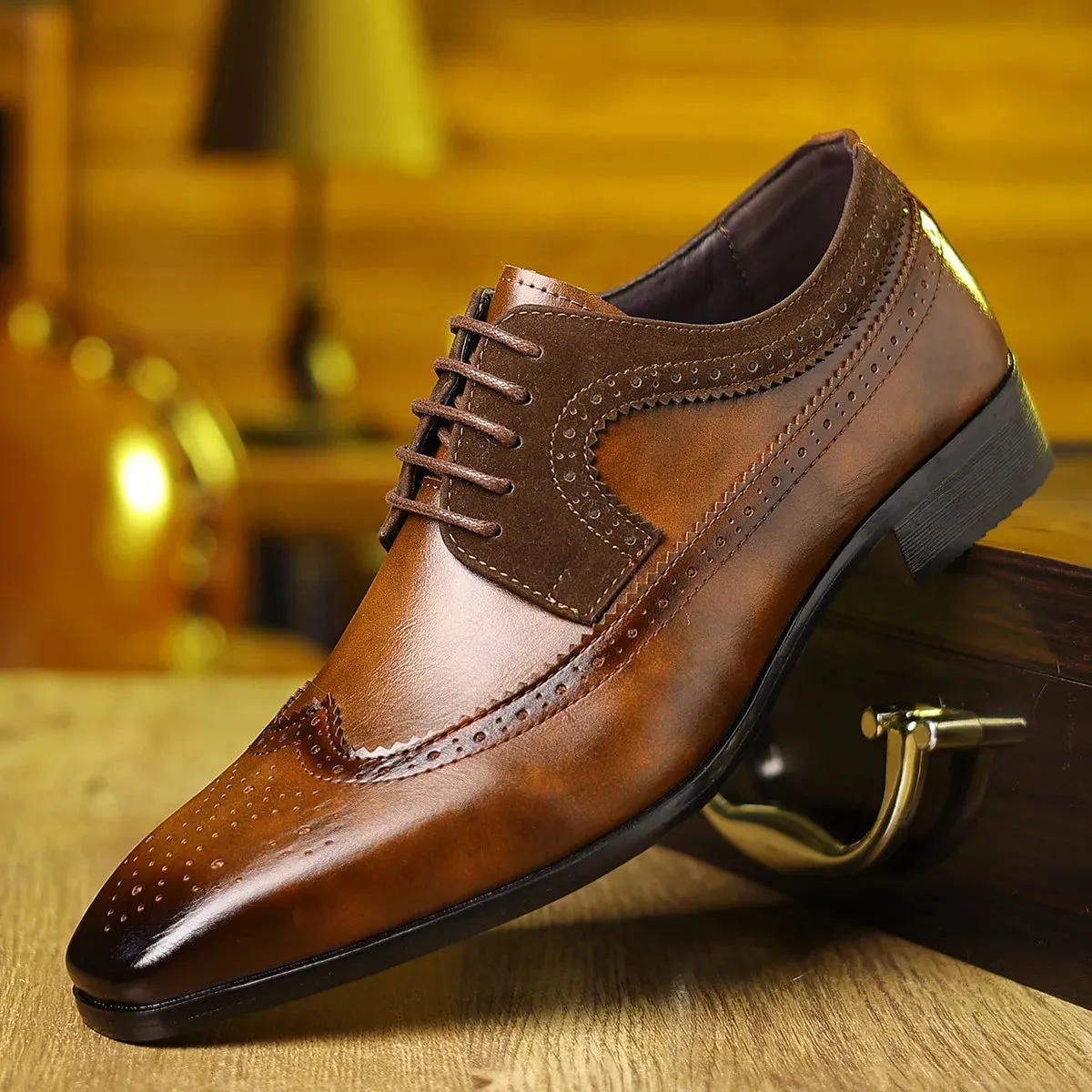 Carver Oxford Brogue Shoes
