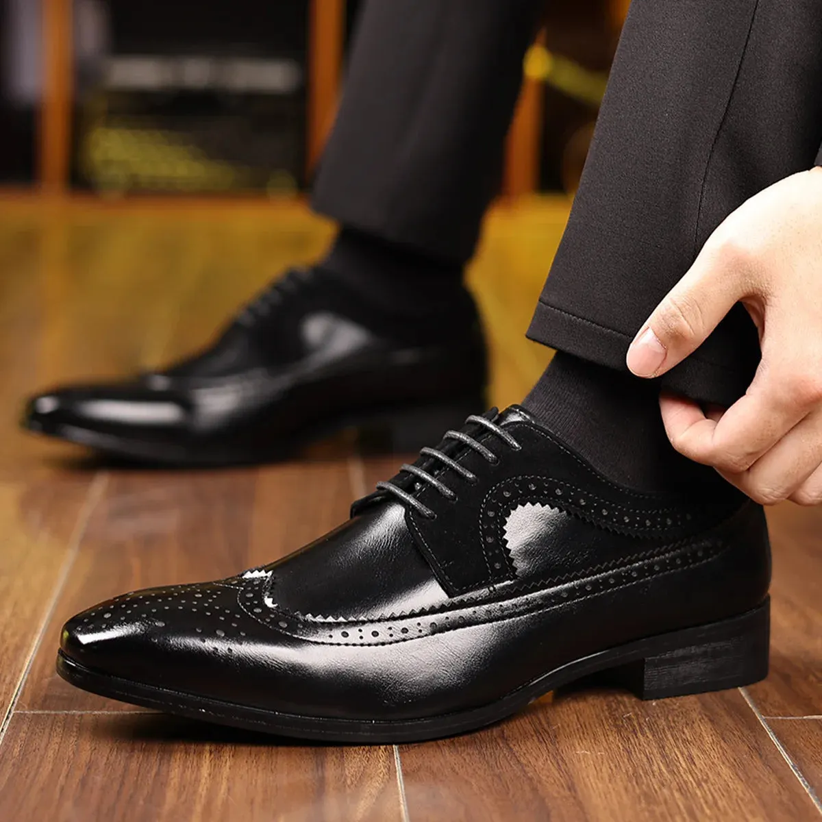 Carver Oxford Brogue Shoes