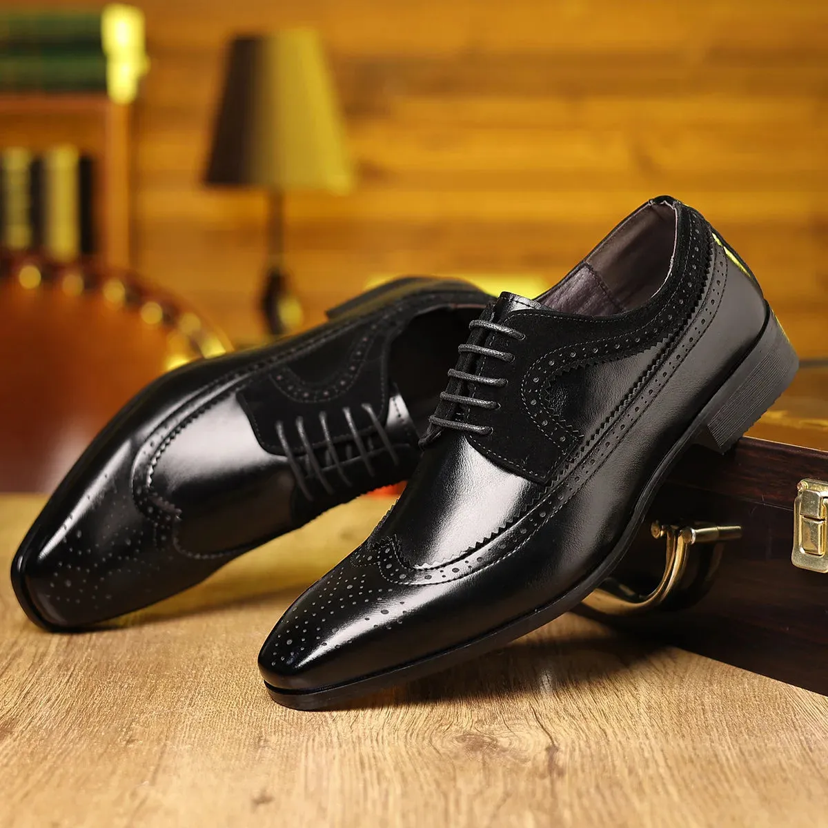 Carver Oxford Brogue Shoes