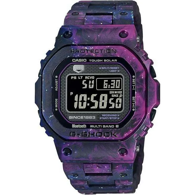 CASIO G-SHOCK 40TH ANNIVERSARY MULTIPLEX CARBON EDITION PURPLE MEN WATCH GCW-B5000UN-6JR