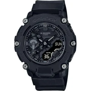 CASIO G-SHOCK DAY-DATE ANALOG DIGITAL DIAL ALL BLACK MEN WATCH GA-2200BB-1AJF