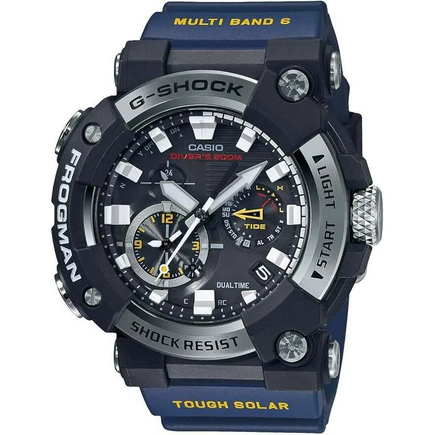 CASIO G-SHOCK DIVER'S WATCH FROGMAN BLUETOOTH CARBON CORE GUARD MEN WATCH GWF-A1000-1A2JF