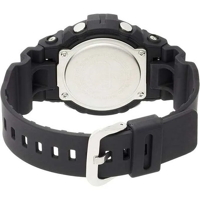 CASIO G-SHOCK DOUBLE LED DAY-DATE ANALOG DIGITAL BLACK MEN WATCH GA-800-1AJF