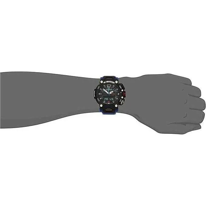 CASIO G-SHOCK GRAVITYMASTER BLUETOOTH CARBON CORE GUARD BLUE MEN WATCH GR-B200-1A2JF