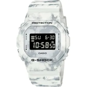 CASIO G-SHOCK GRUNGE SNOW CAMOUFLAGE DIGITAL WHITE MEN WATCH DW-5600GC-7JF