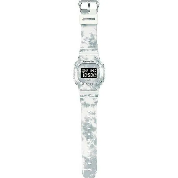 CASIO G-SHOCK GRUNGE SNOW CAMOUFLAGE DIGITAL WHITE MEN WATCH DW-5600GC-7JF