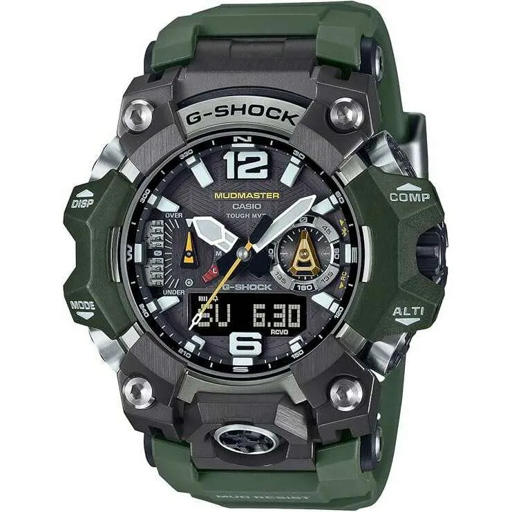 CASIO G-SHOCK MASTER OF G MUDMASTER SERIES ANALOG DIGITAL KHAKI MEN WATCH GWG-B1000-3AJF
