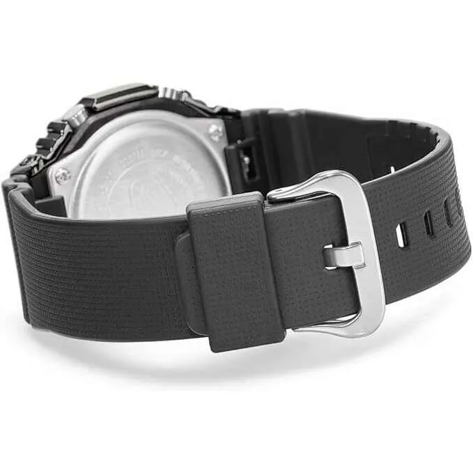 CASIO G-SHOCK METAL COVERED ANALOG DIGITAL BLACK & RED MEN WATCH GM-2100B-4AJF