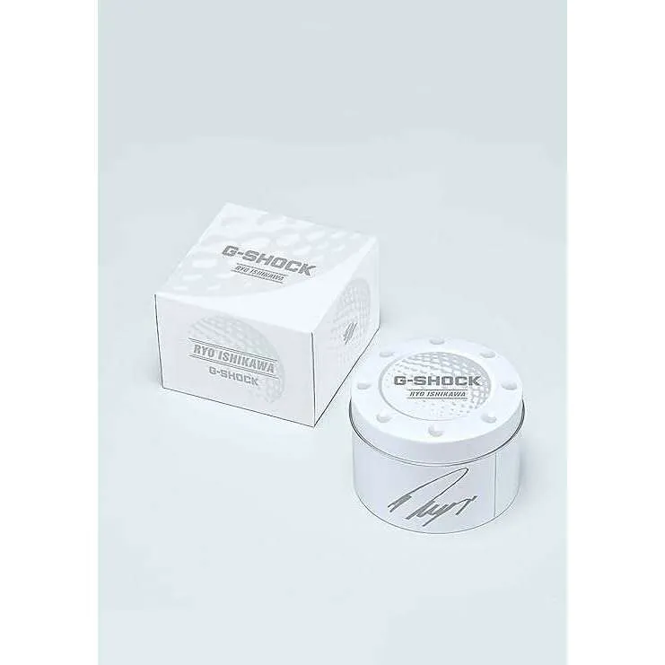 CASIO G-SHOCK METAL COVERED RYO ISHIKAWA SIGNATURE MODEL WHITE MEN WATCH GM-2100RI21-7AJR