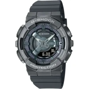 CASIO G-SHOCK MID-SIZE MODEL METAL COVERED DARK GREY LADIES WATCH GM-S110B-8AJF