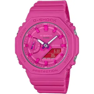 CASIO G-SHOCK MID-SIZE MODEL PINK ANALOG DIGITAL LADIES WATCH GMA-S2100P-4AJR