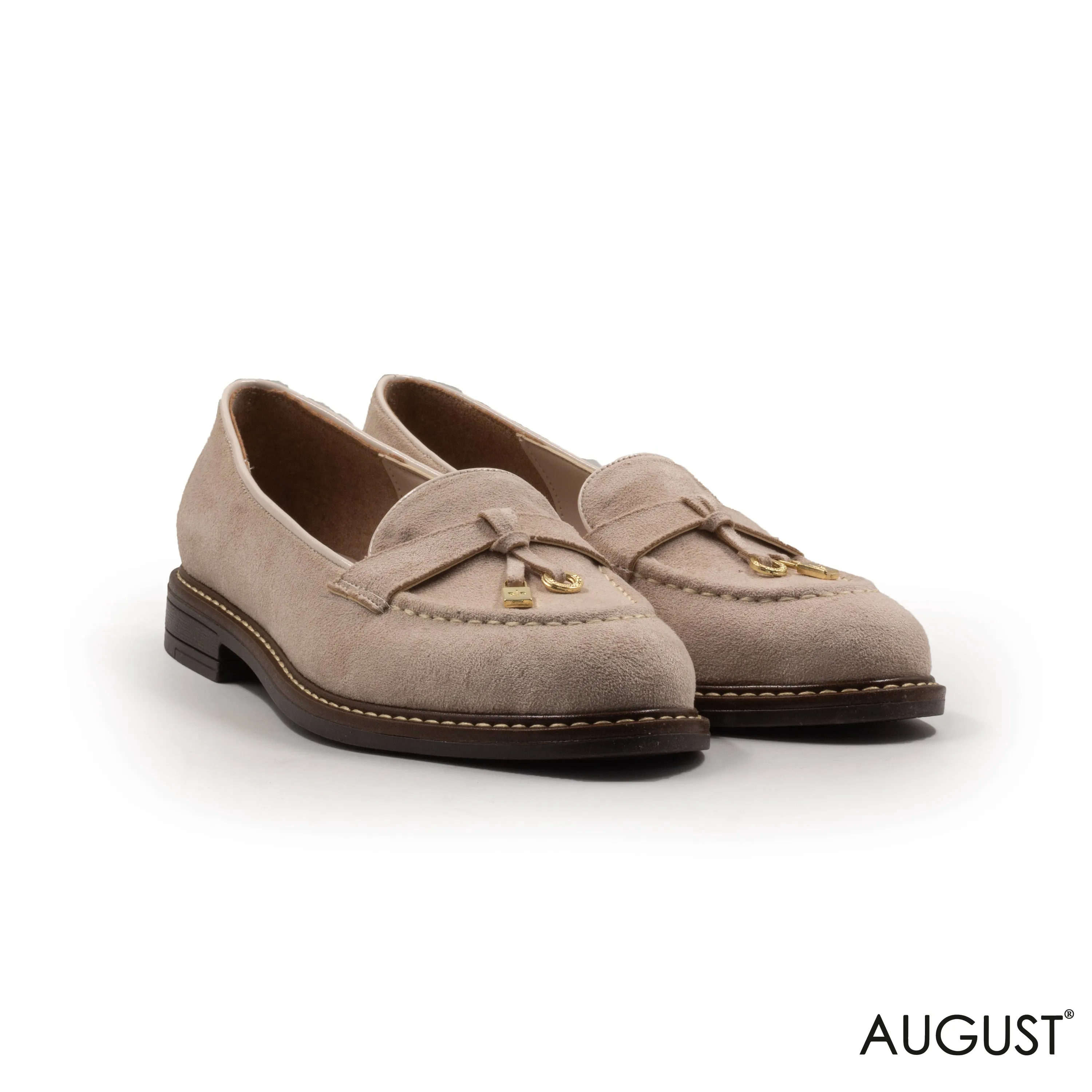 CLASSIC CHAMOIS LEATHER TASSEL LOAFERS