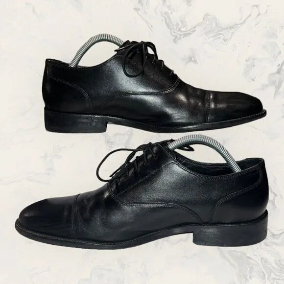 Cole Haan Men's Williams Cap Toe Oxford Black Dress Show Mens Size 9M C12202