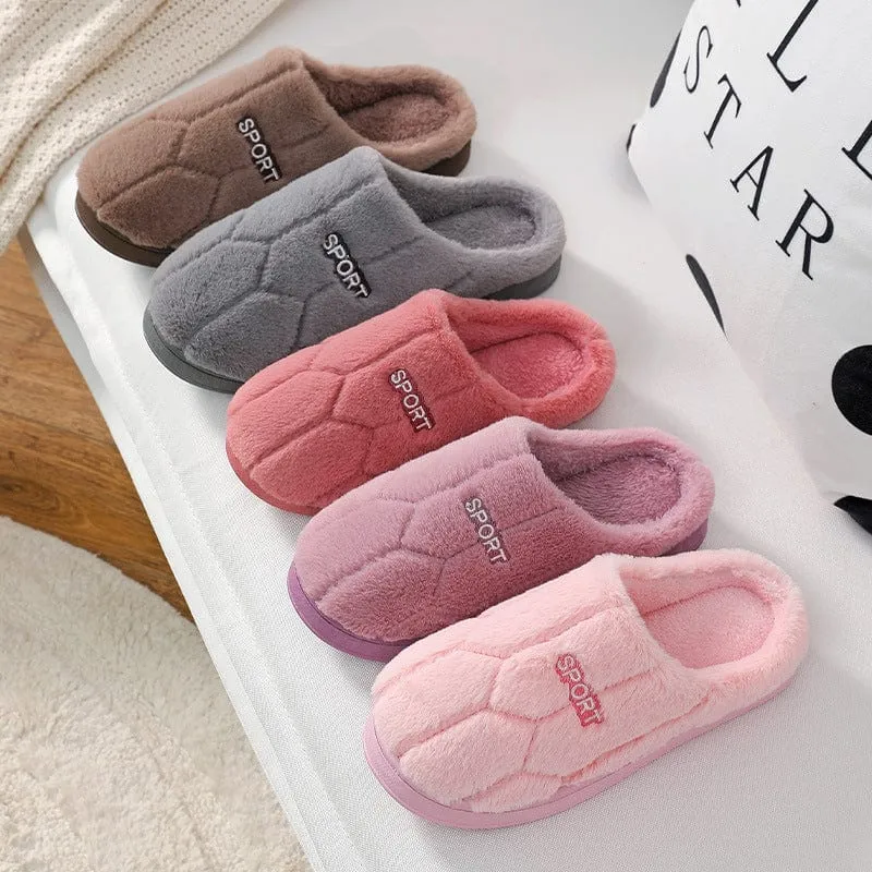 Cozy Warm Closed Toe Slippers