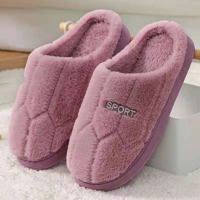 Cozy Warm Closed Toe Slippers