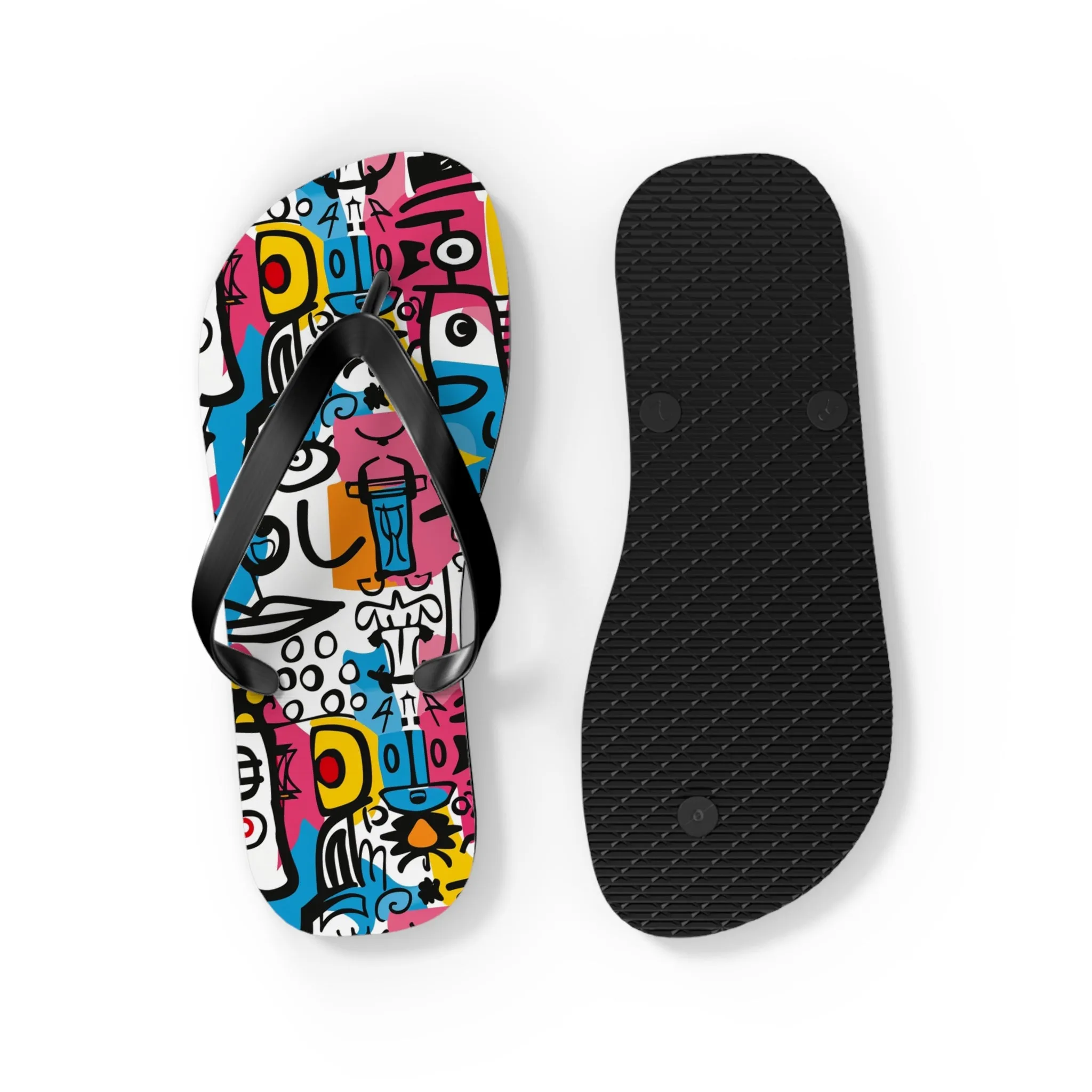 Cubist Chic - Fun Summer Footwear for Beach Days