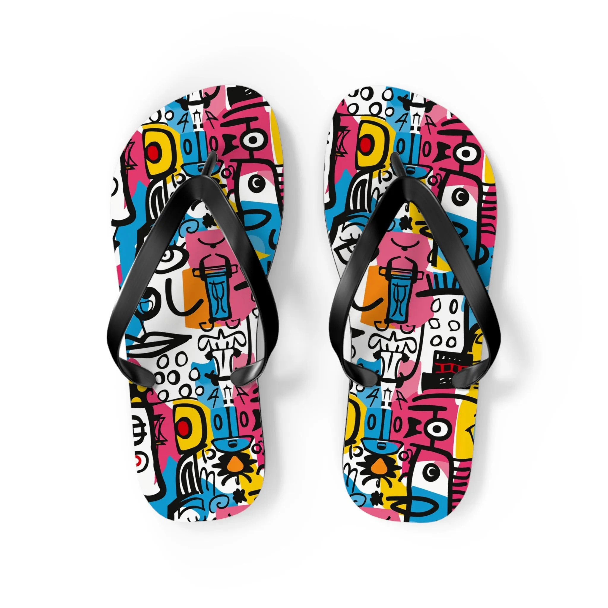 Cubist Chic - Fun Summer Footwear for Beach Days