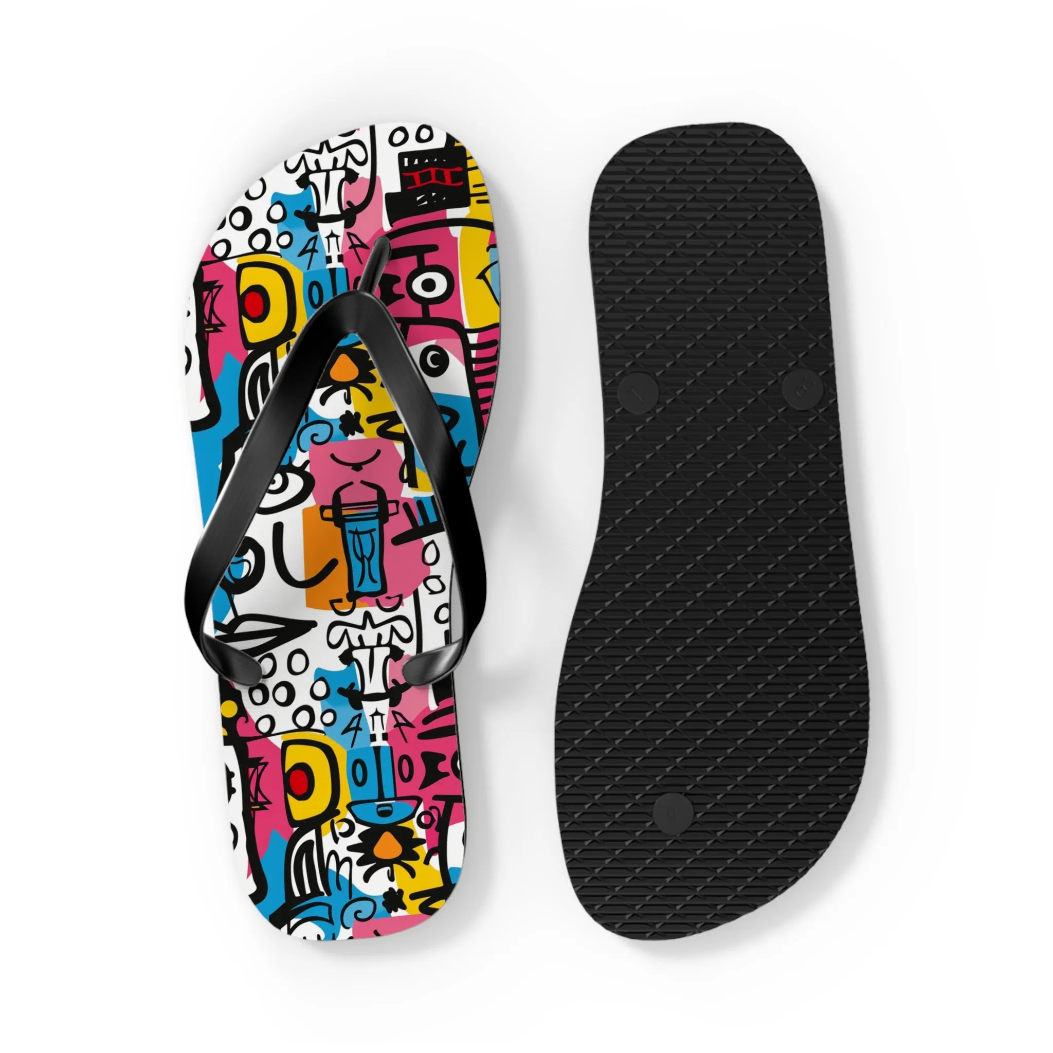 Cubist Chic - Fun Summer Footwear for Beach Days