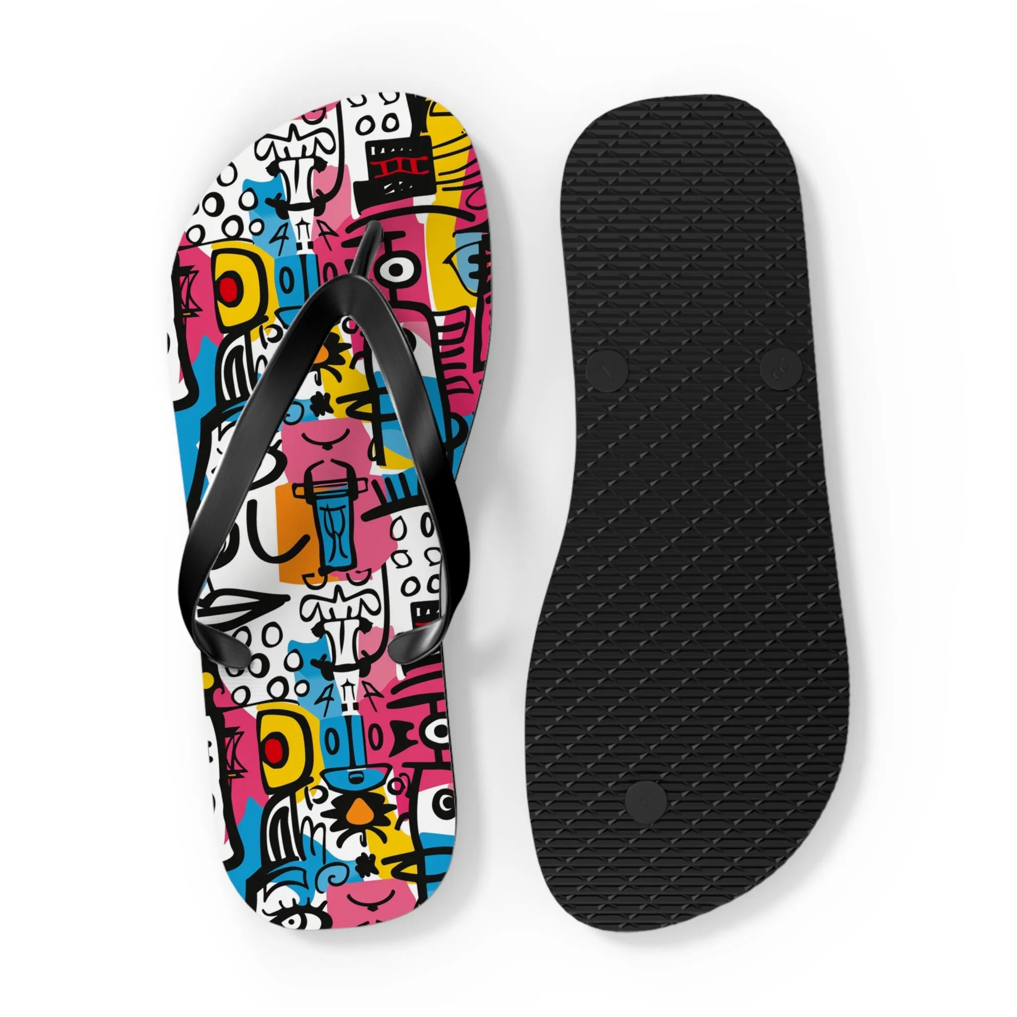 Cubist Chic - Fun Summer Footwear for Beach Days