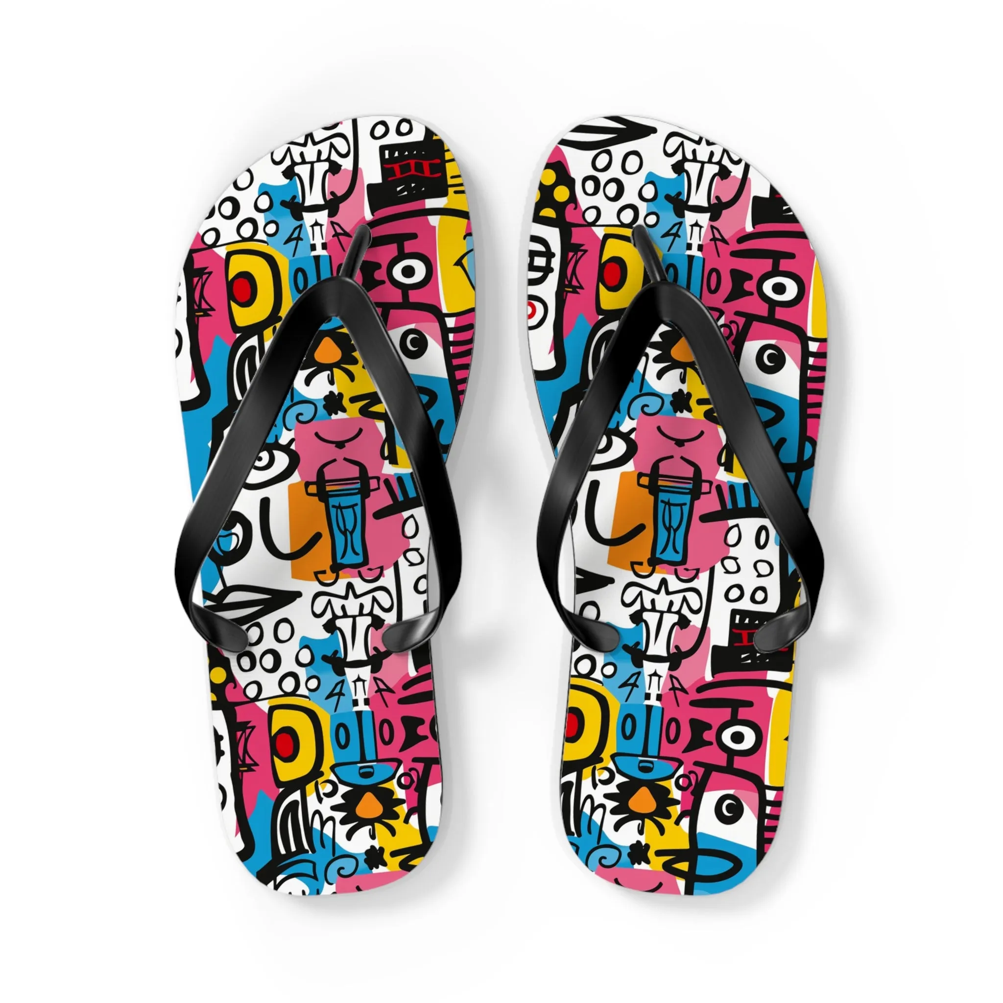 Cubist Chic - Fun Summer Footwear for Beach Days