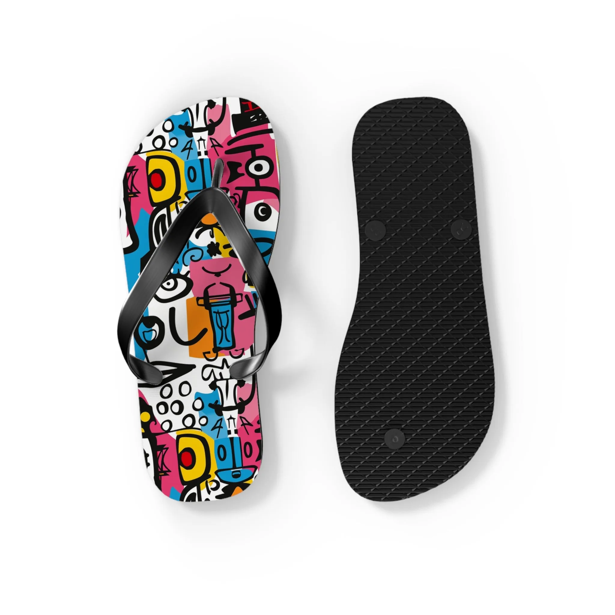 Cubist Chic - Fun Summer Footwear for Beach Days