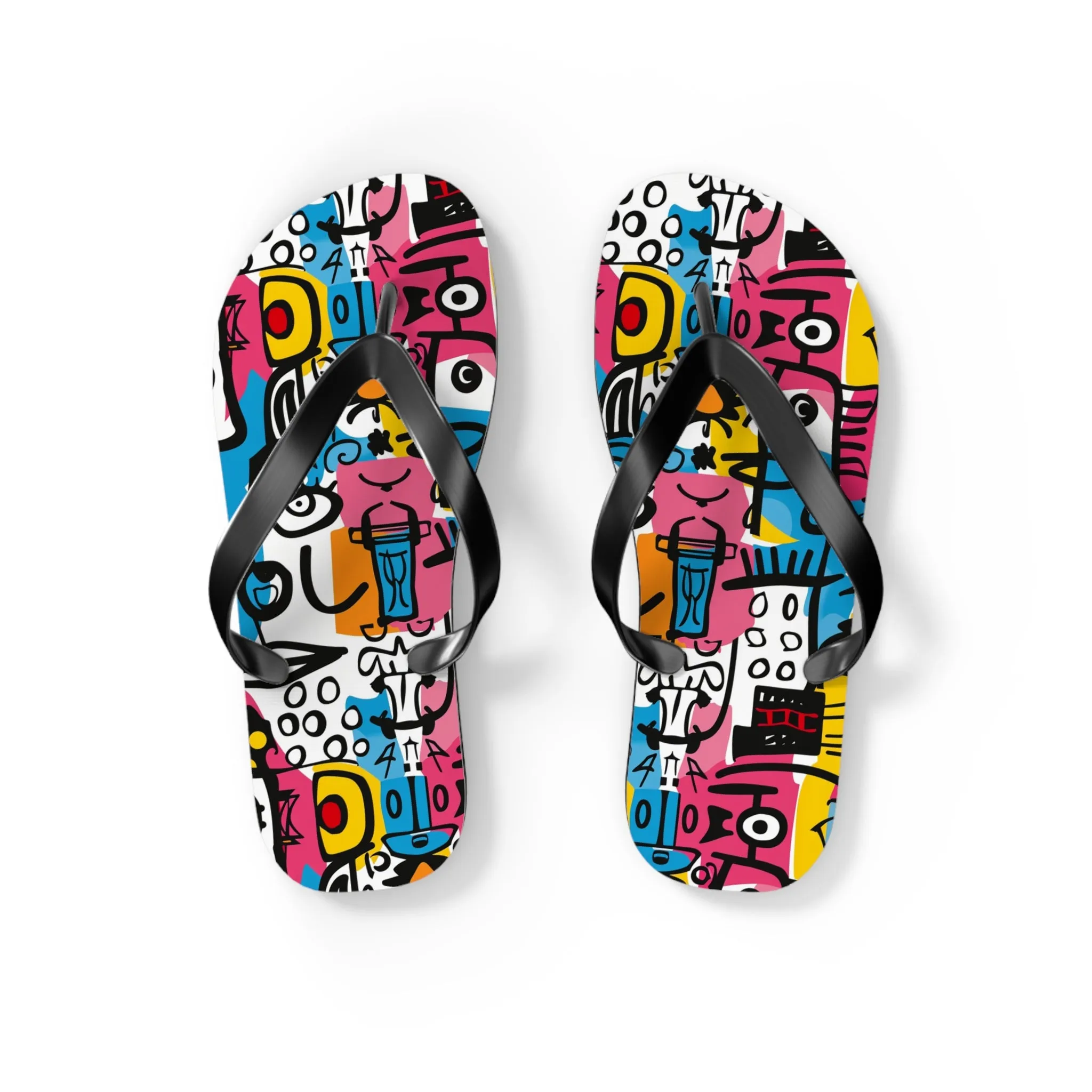 Cubist Chic - Fun Summer Footwear for Beach Days