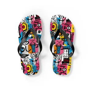 Cubist Chic - Fun Summer Footwear for Beach Days