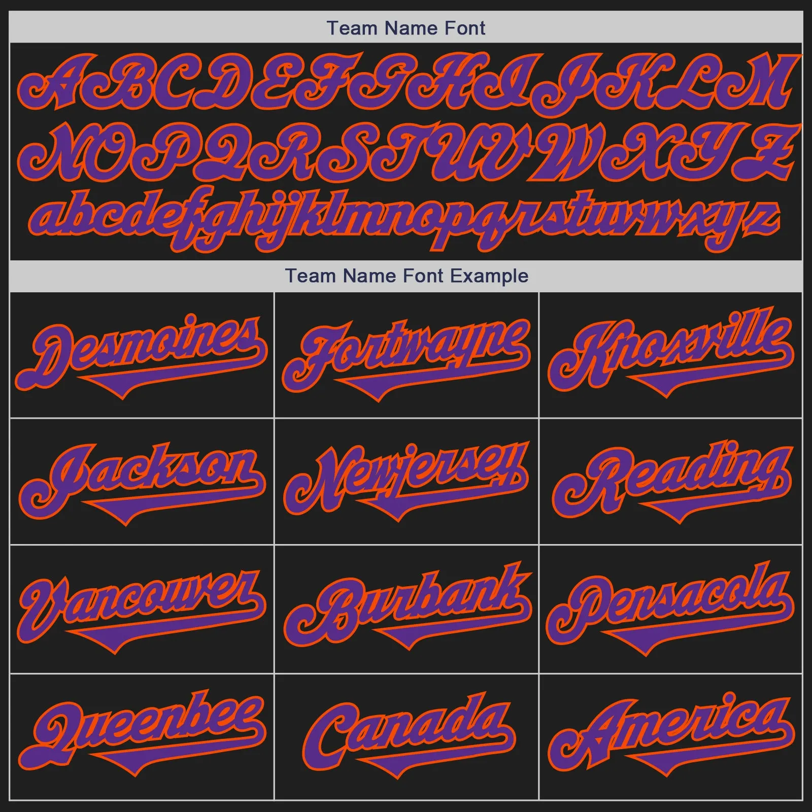 Custom Black Purple-Orange Authentic Two Tone Baseball Jersey