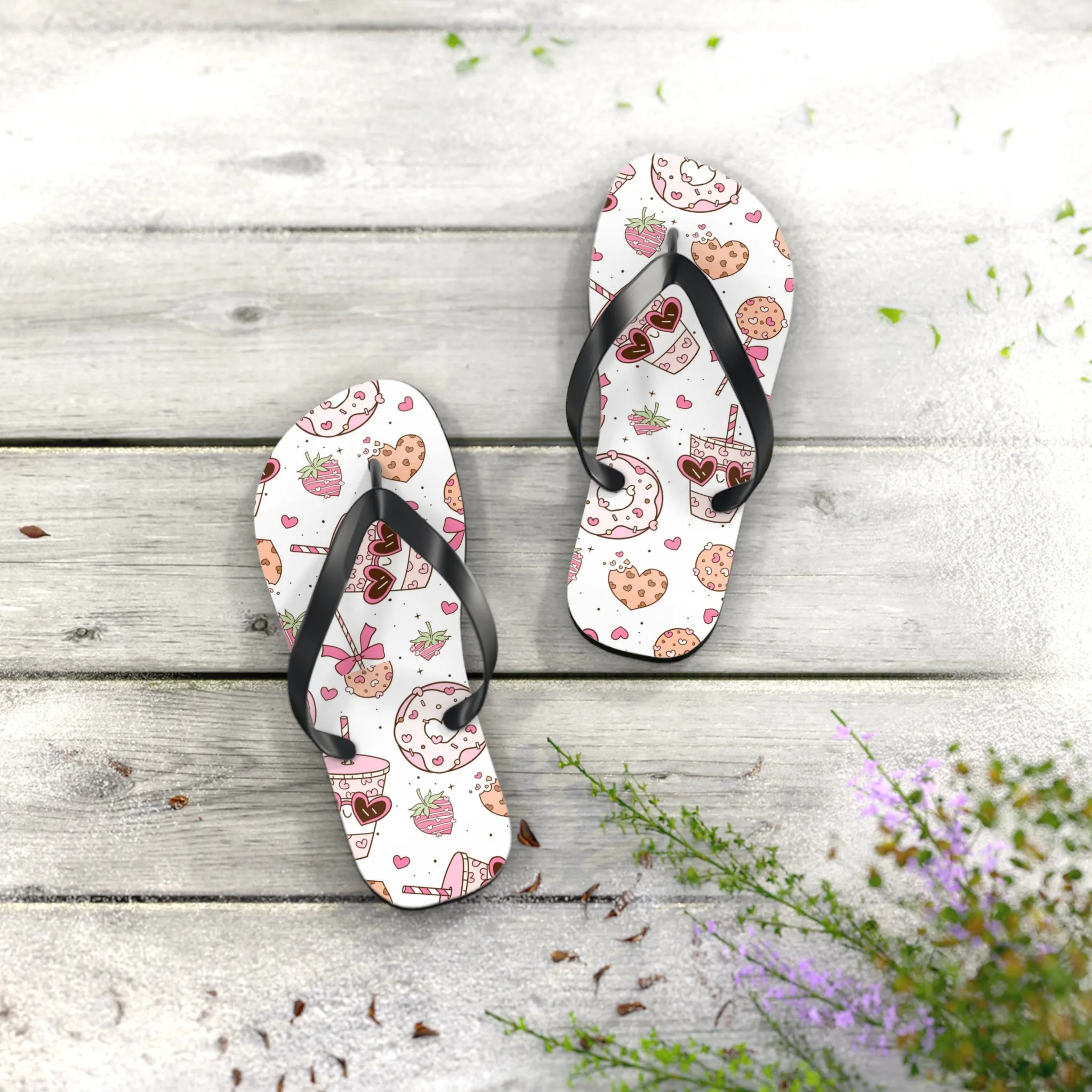 Cute Dessert-Themed Flip Flops for Summer Fun