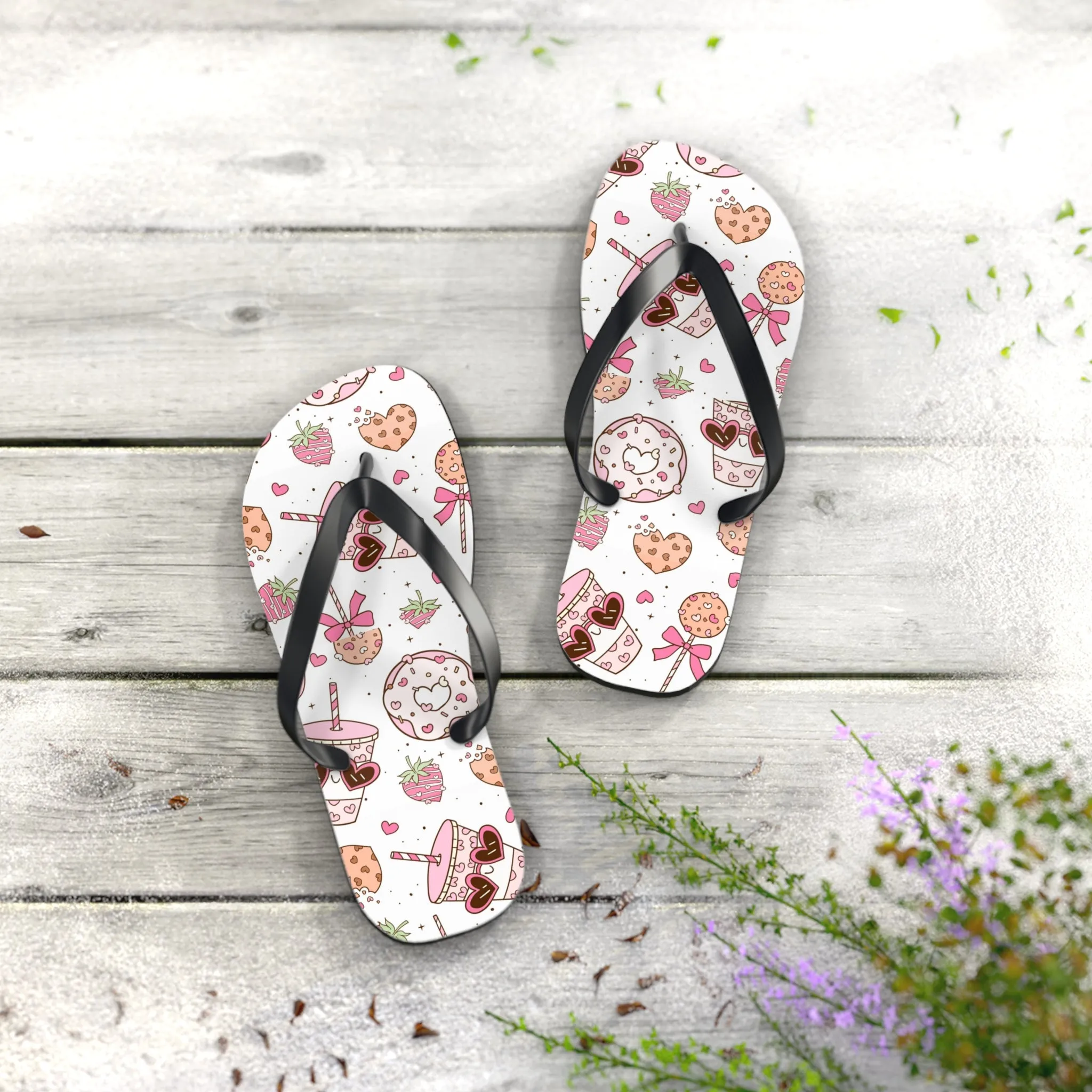 Cute Dessert-Themed Flip Flops for Summer Fun