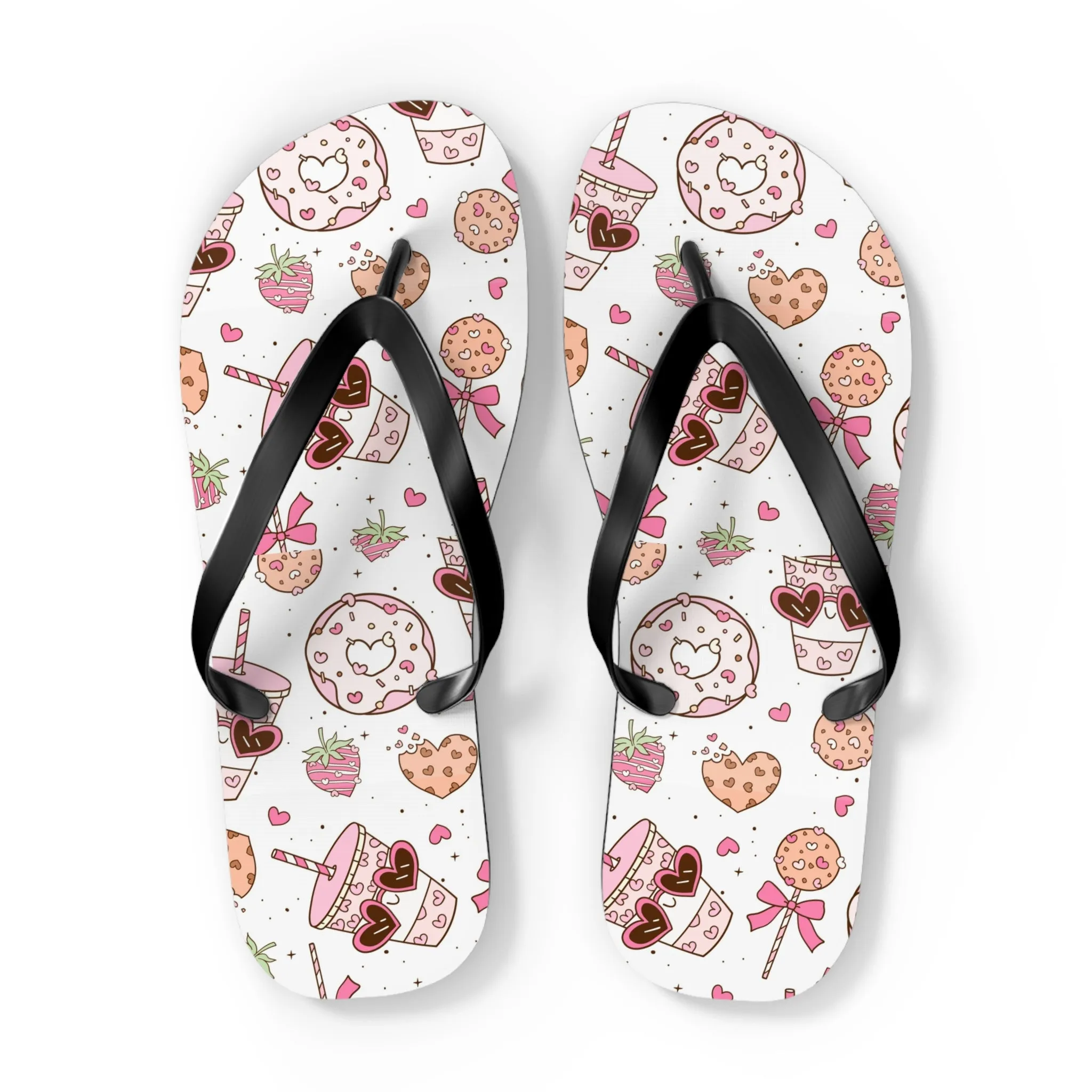 Cute Dessert-Themed Flip Flops for Summer Fun