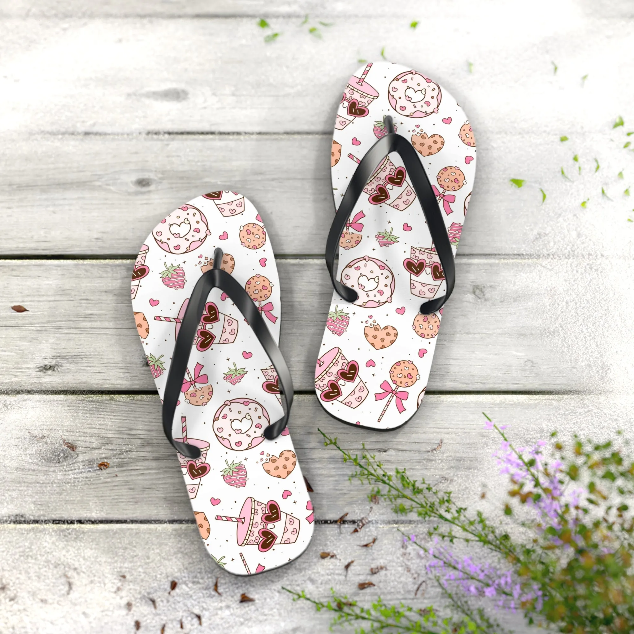 Cute Dessert-Themed Flip Flops for Summer Fun
