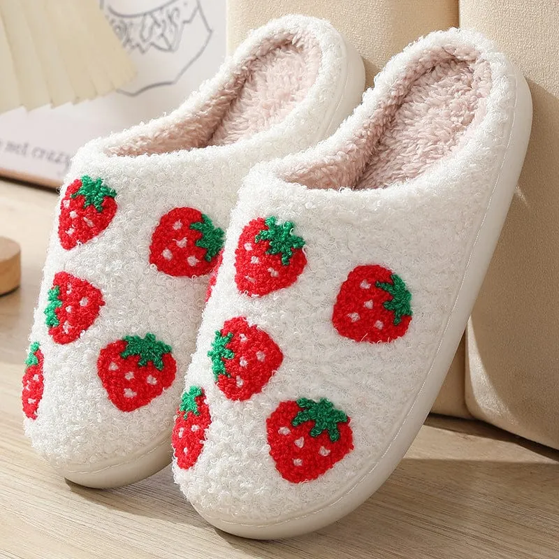 Cute Mushroom Pattern Slippers