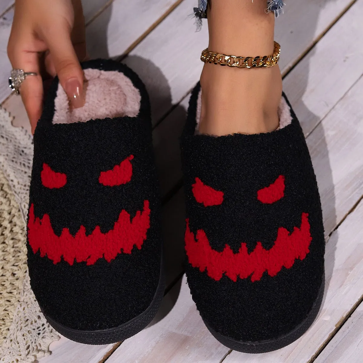Cute Mushroom Pattern Slippers