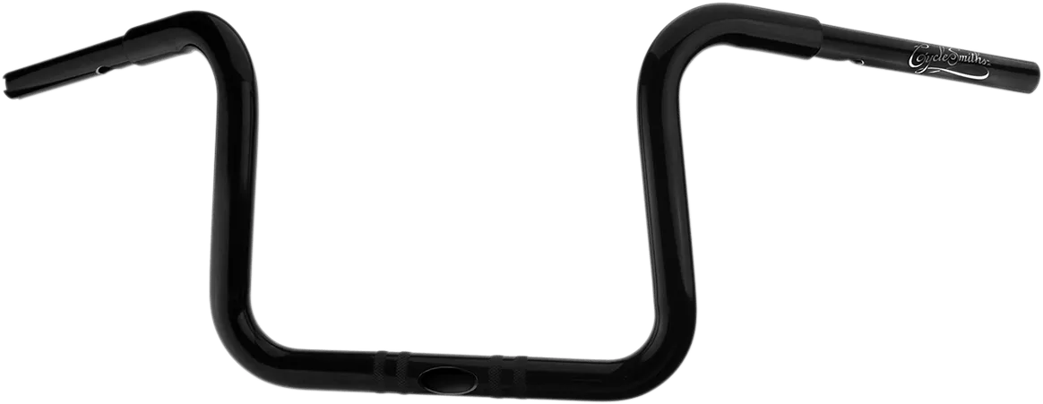 Cyclesmiths 113CA10NS14BPH 1-1/4in. California Lane-Splitter Ape Handlebar for 1-1/4in. Clamp Area - 10in. Rise - Gloss Black