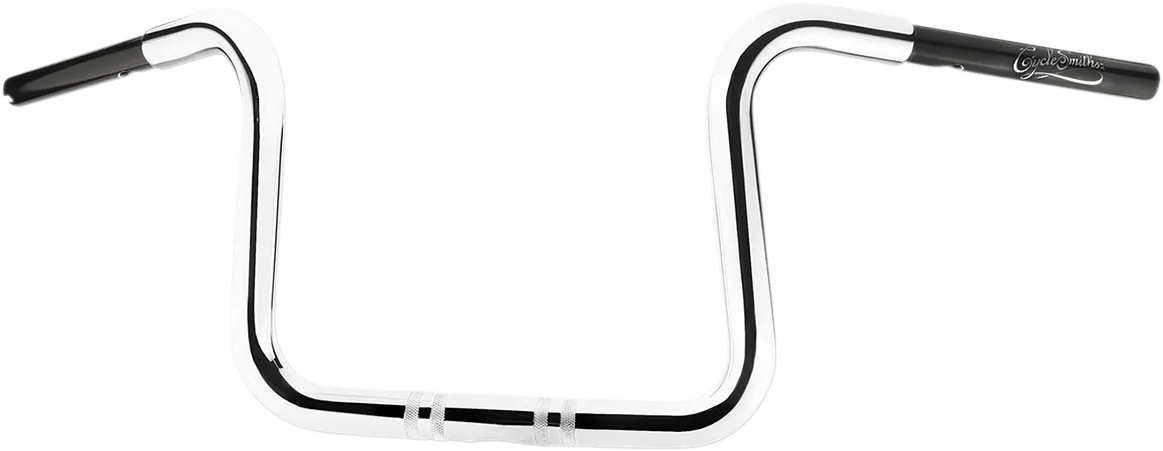 Cyclesmiths 113CA10NSTBWH 1-1/4in. California Lane-Splitter Ape Handlebar for 1-1/4in. Clamp Area - 10in. Rise - Chrome