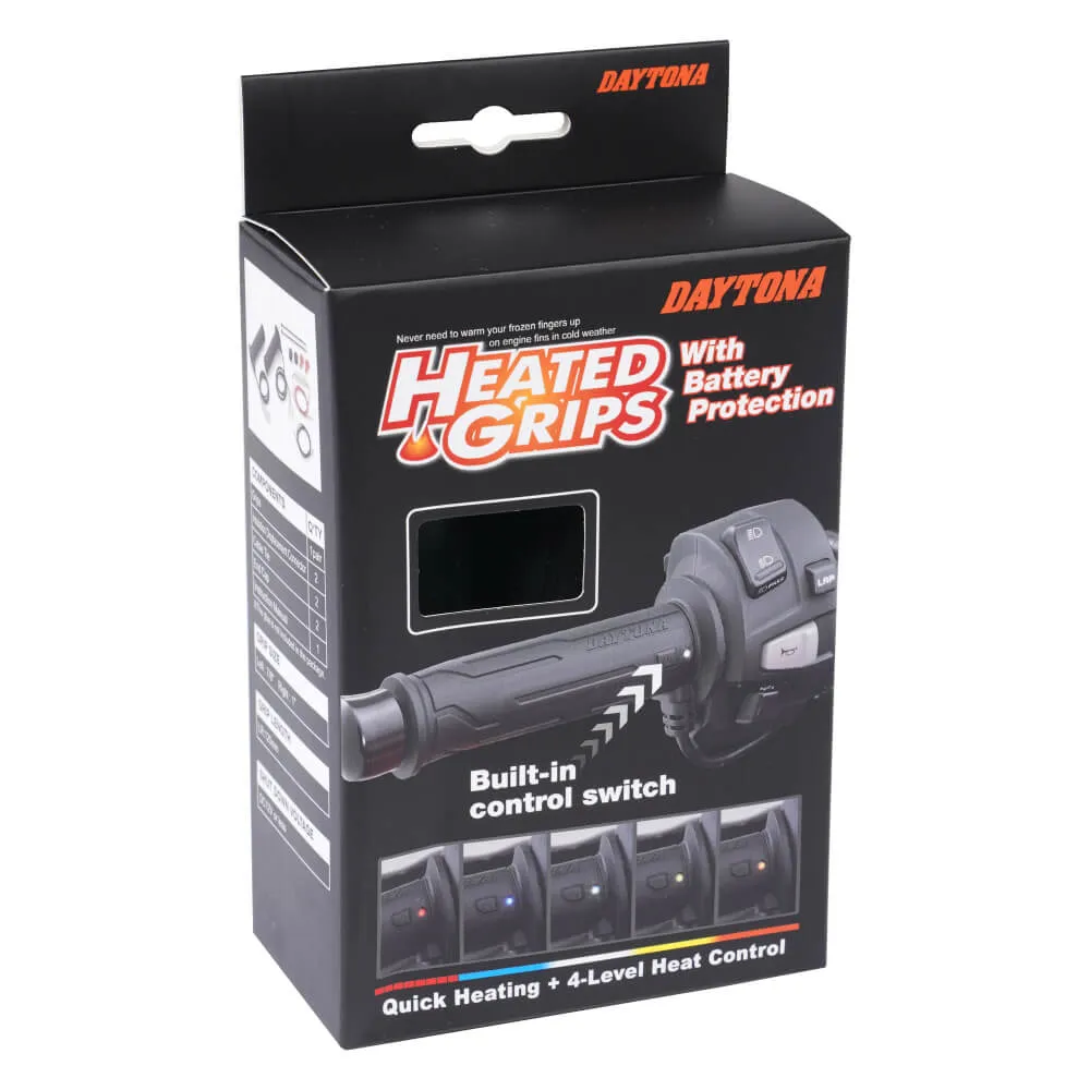 Daytona Intelligent Motorcycle Heated Grips With Battery Protection