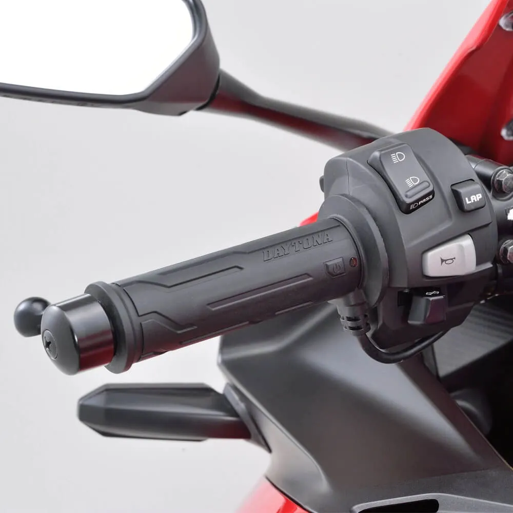 Daytona Intelligent Motorcycle Heated Grips With Battery Protection