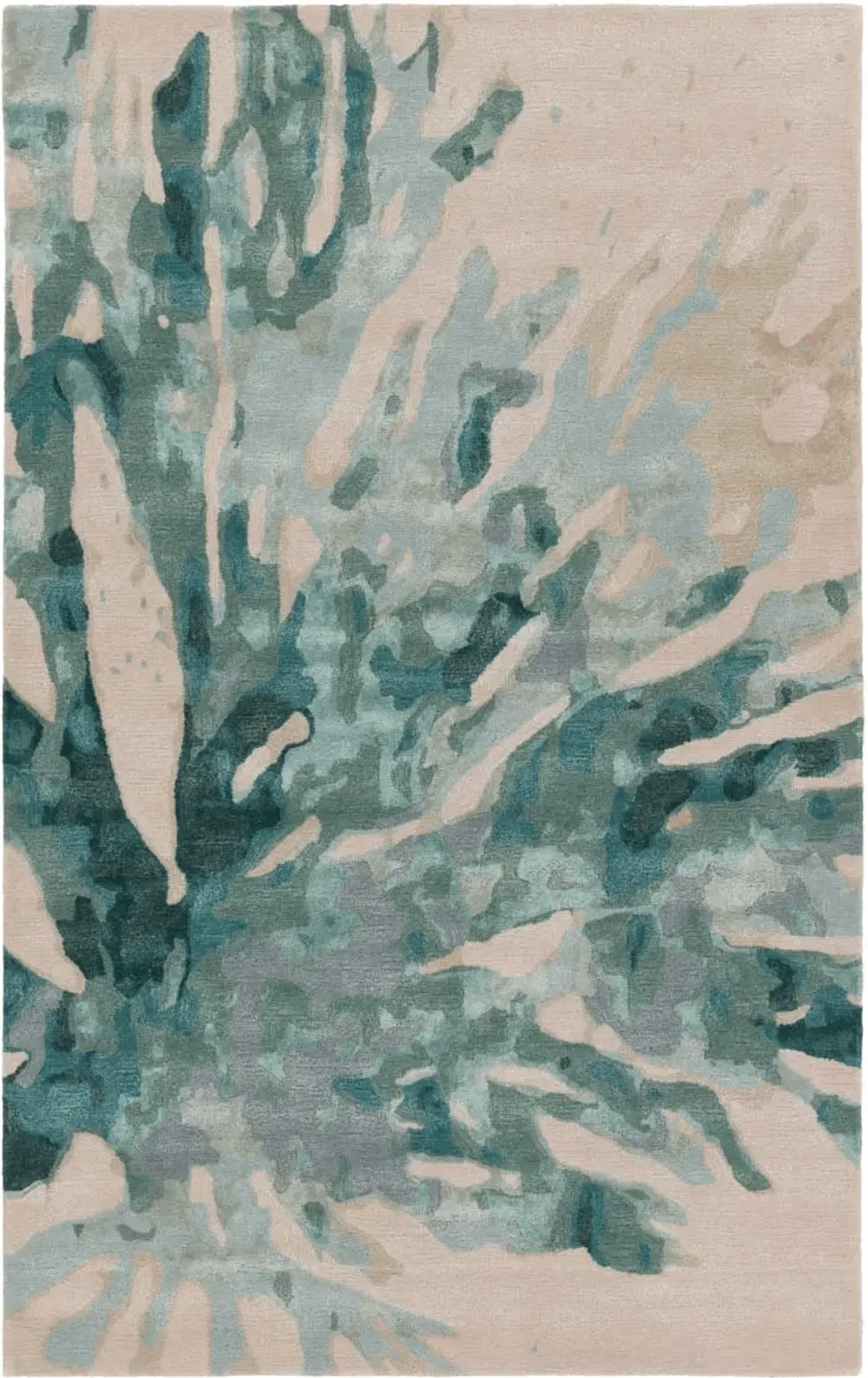 Delray Beach Coral Rug - Teal