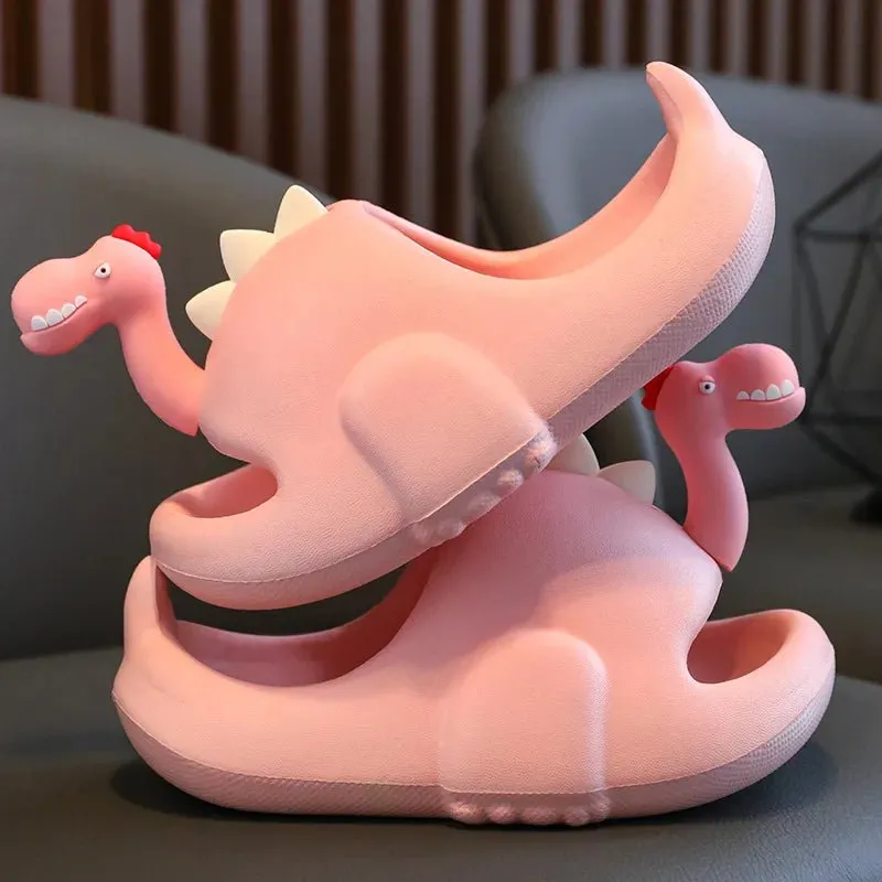 Dinosaur Slippers Kids Slides
