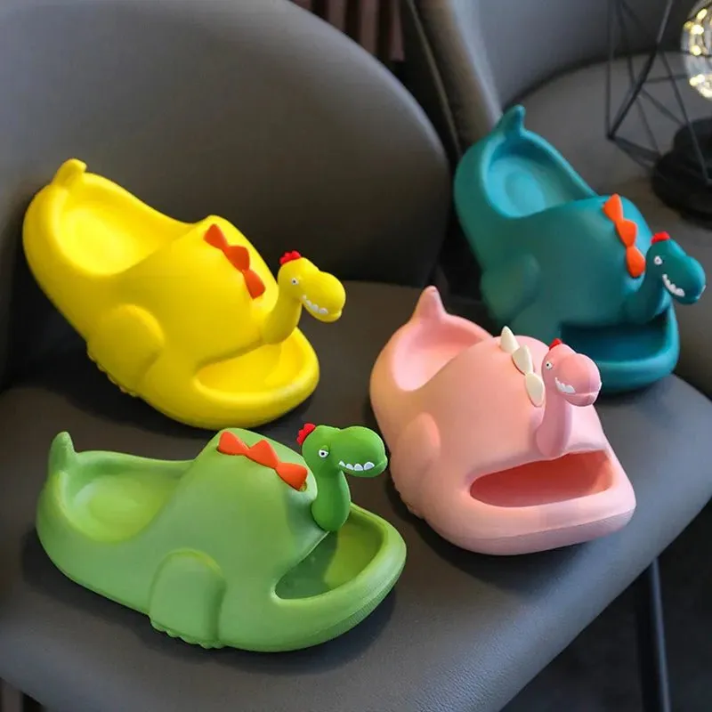 Dinosaur Slippers Kids Slides