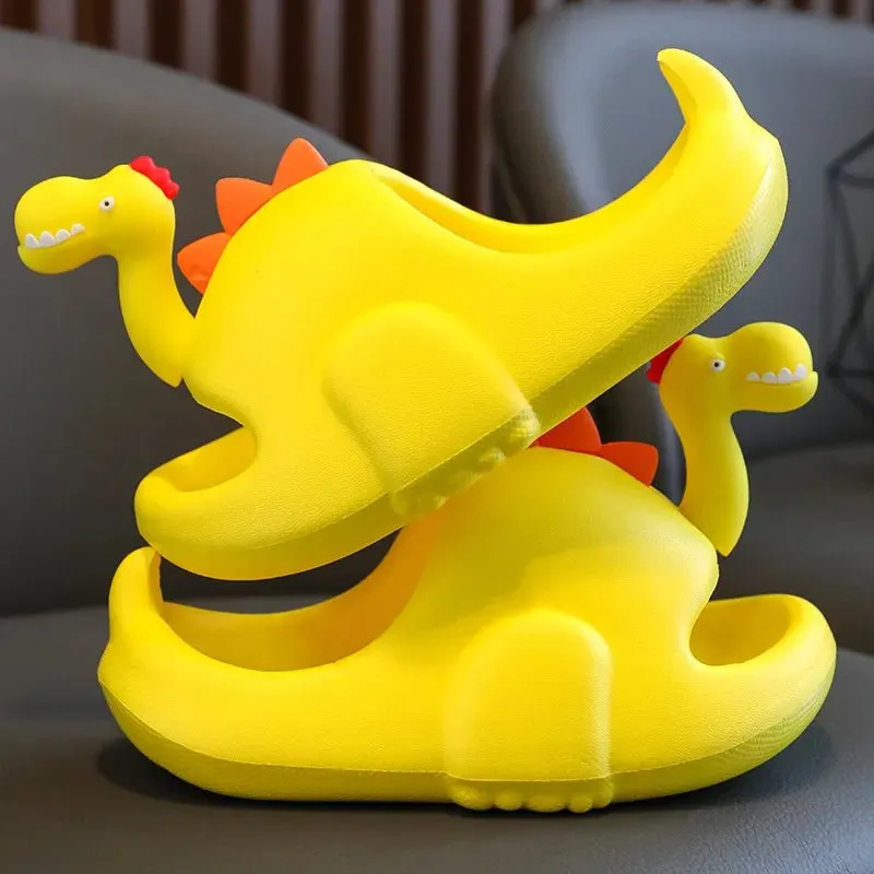 Dinosaur Slippers Kids Slides