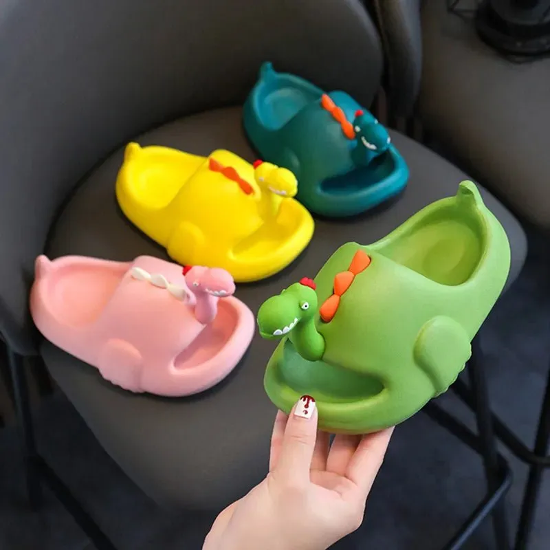 Dinosaur Slippers Kids Slides
