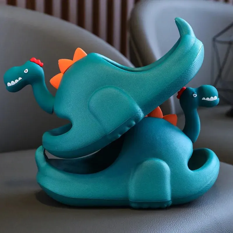 Dinosaur Slippers Kids Slides