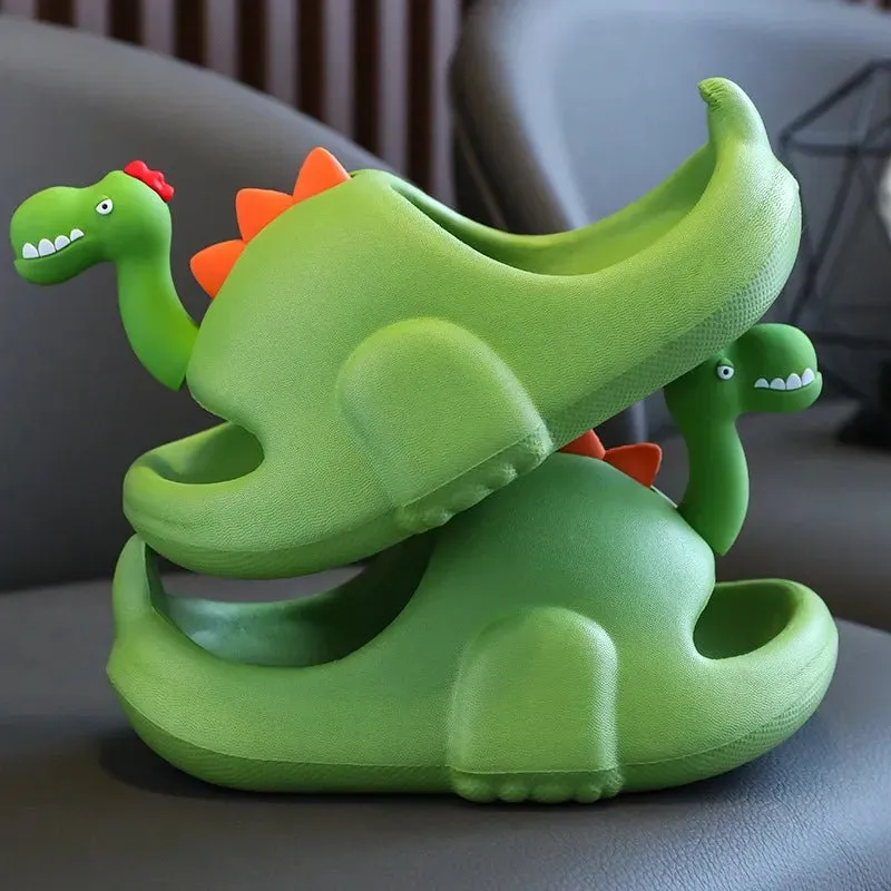 Dinosaur Slippers Kids Slides