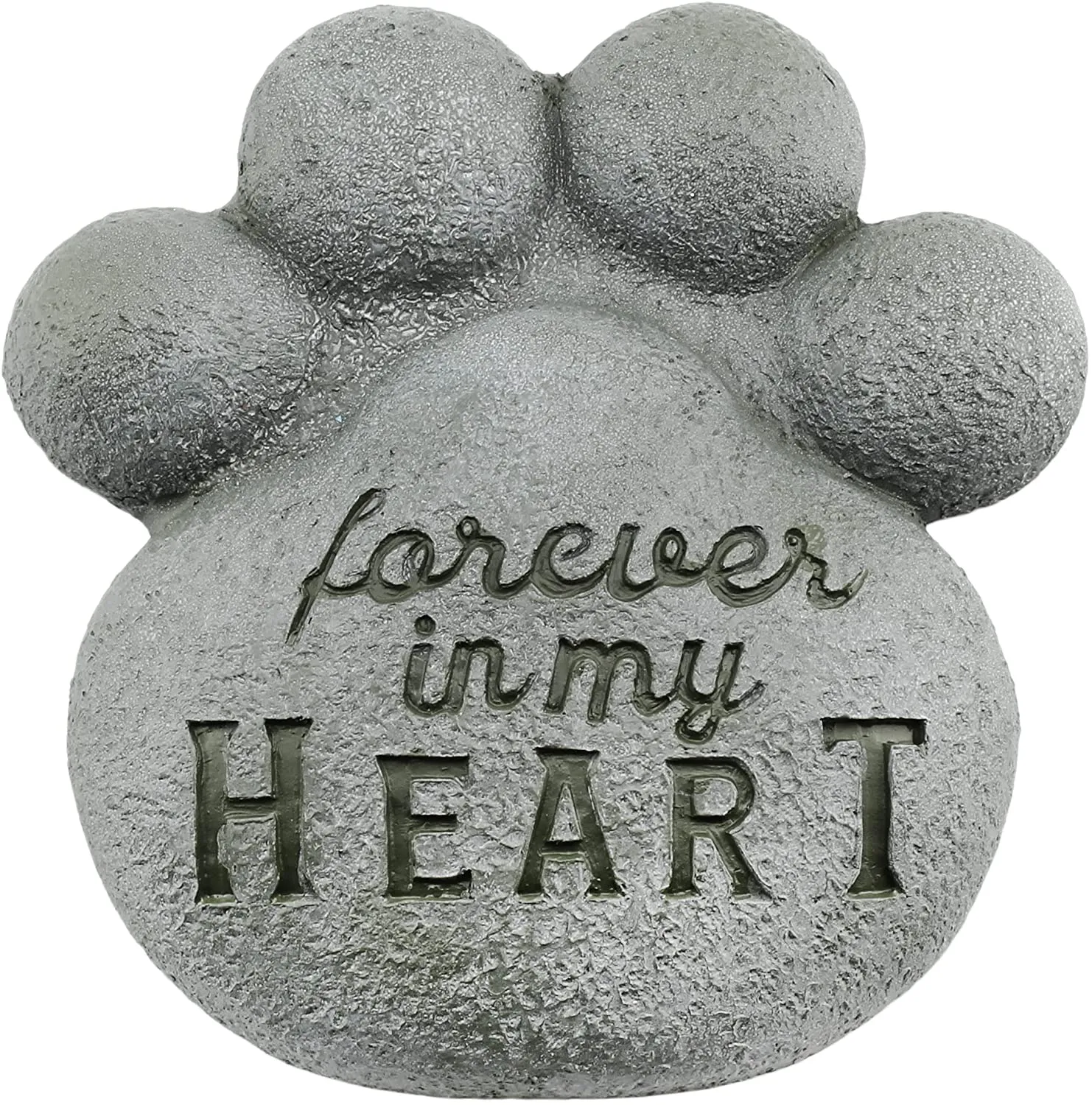 Dog Pawprint Memorial Stone